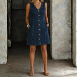 Lili - Vestido Casual em Denim