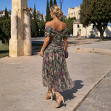 Mikaela | Vestido Maxi Ombros Descobertos