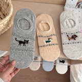 Meias com Estampas de Animais de Desenho Animado