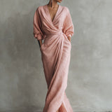 Vestido Maxi Lorena com Decote em V