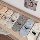 Meias com Estampas de Animais de Desenho Animado