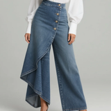 Amélia - Calças de Denim Envolventes