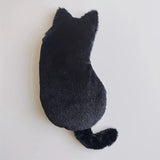 Almofada de Pelúcia Criativa em Formato de Gato