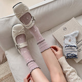 Meias Estampadas com Estilo Descontraído