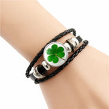 Pulseira de Trevo de Quatro Folhas