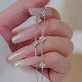 Colar Vintage com Trevo de Quatro Folhas