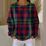 Vintage Checked Sweatshirt