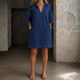 Jéssica - Vestido de Denim Casual