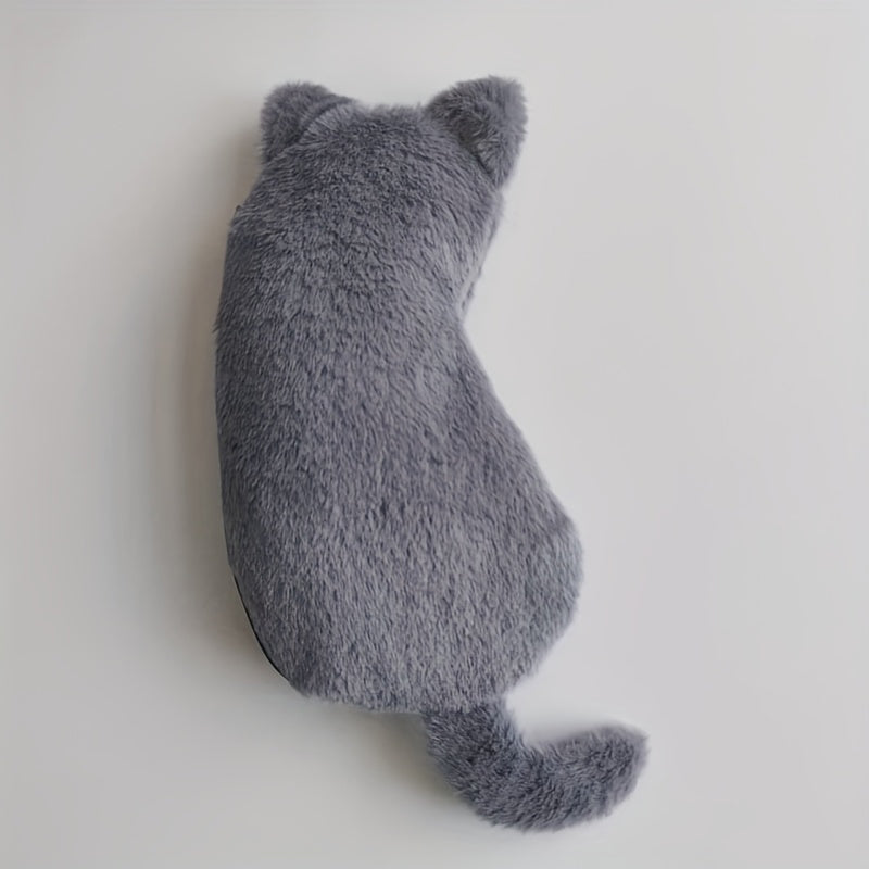 Almofada de Pelúcia Criativa em Formato de Gato