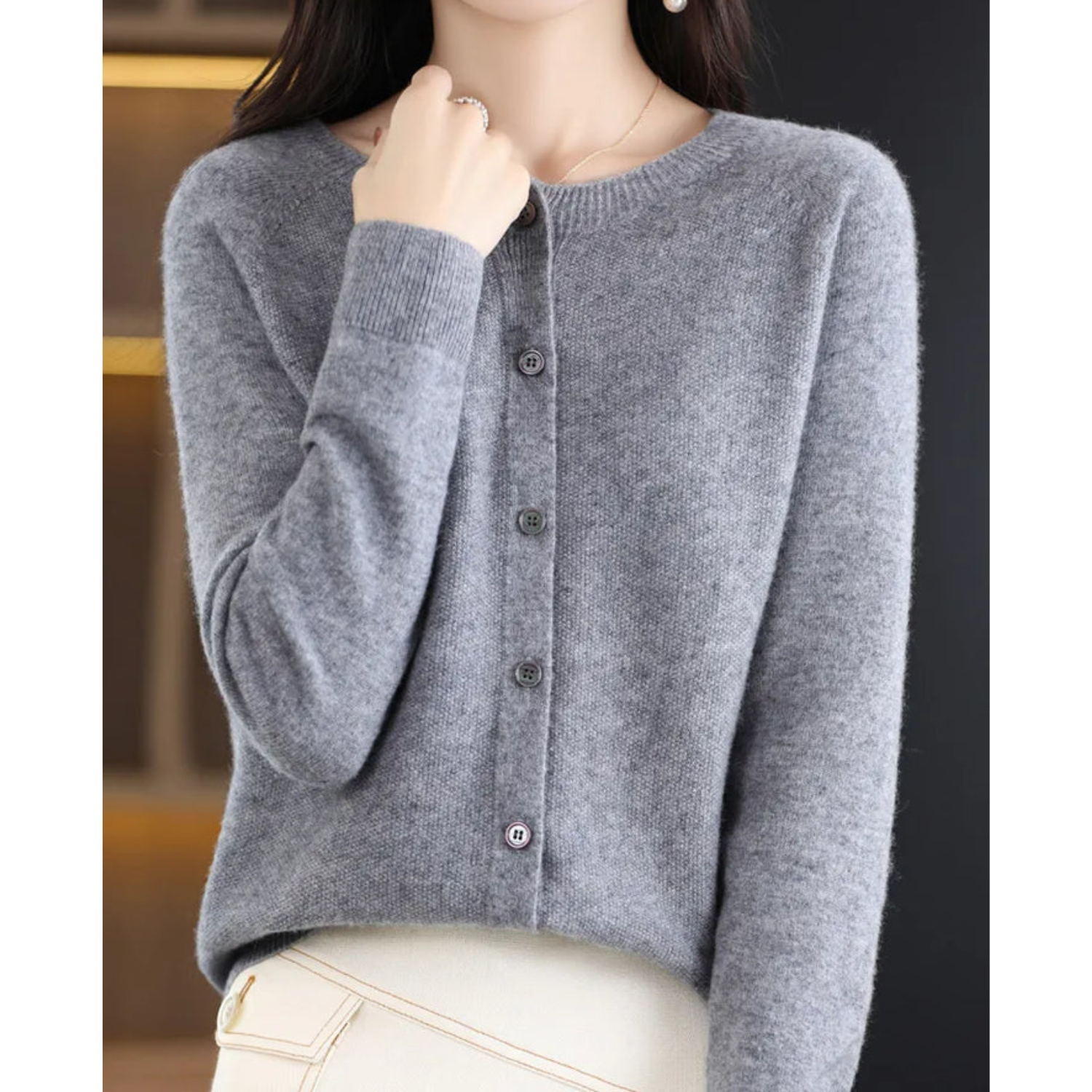 Mercy | Cardigan de Lã Merino