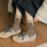 Meias Vintage Estilo Casual