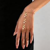 Pulseira Vintage em Formato de Folha
