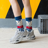 Meias Vintage Estilo Casual