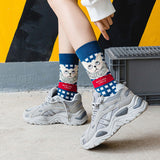 Meias Vintage Estilo Casual
