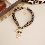 Leopard Heart Necklace