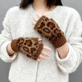 Luvas Térmicas com Estampa de Leopardo