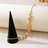 Pulseira Vintage em Formato de Folha
