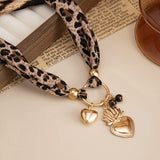 Leopard Heart Necklace
