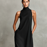 Caterina | Vestido longo minimalista
