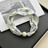 Cachecol Floral Vintage Estampado