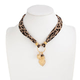Leopard Heart Necklace