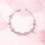 Pulseira Elegante com Design de Coração