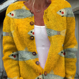 Anouk™ | Cardigan Vintage con Estampado