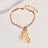 Pulseira Vintage com Folhas