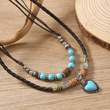 Colar Vintage Boémio com Pendente