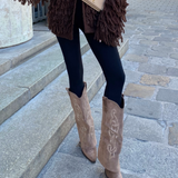 Botas vaqueras Lavinia marrón