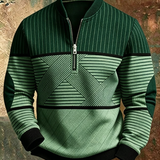 Viktor | Sweater Elegante para Homens com Zíper Frontal