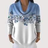 Alba | Jersey Floral com Gola Alta
