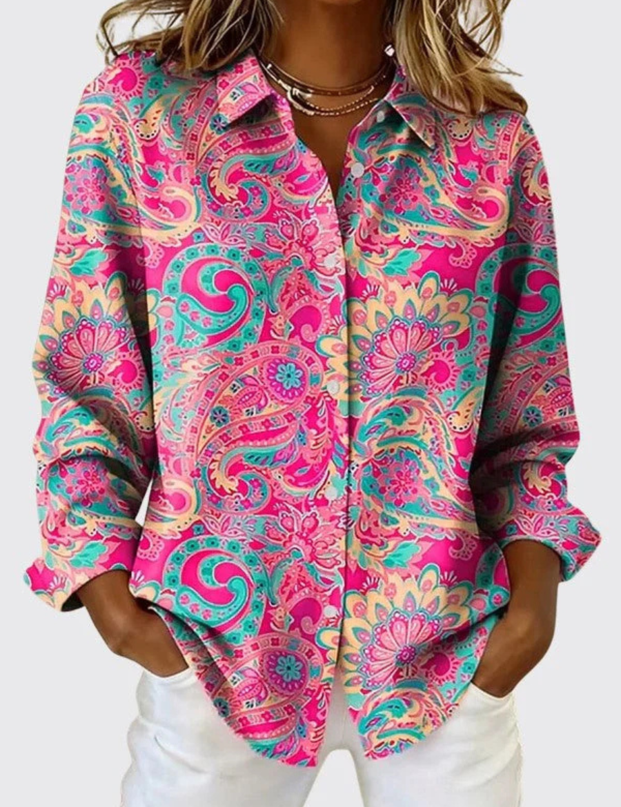 Delamont Paris | Camisa Botonê com Estampa Cachemire