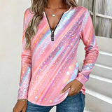 Blusa Casual em Tons Degradê