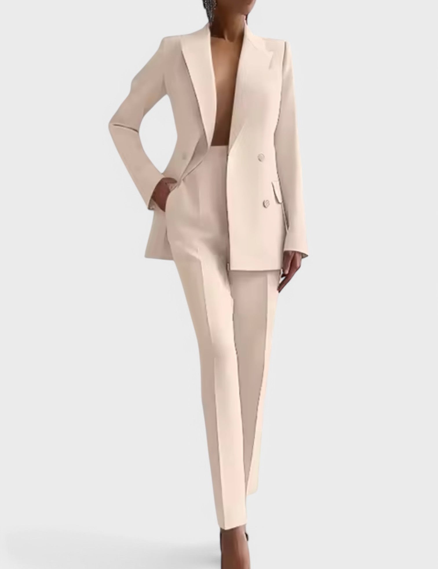 Olívia - Conjunto de Blazer e Calças Elegantes