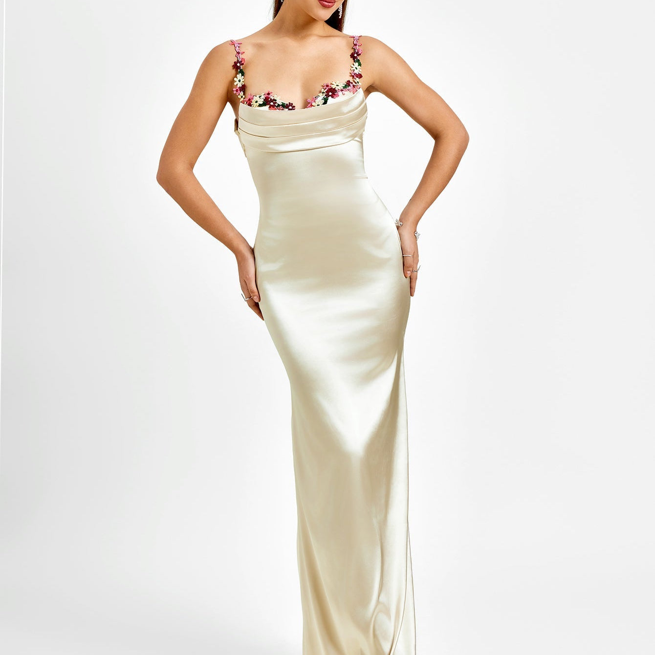 Pixie | Vestido Longo de Satin