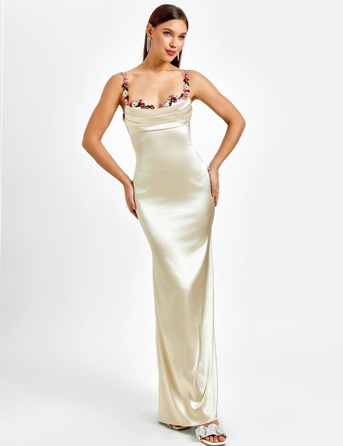 Pixie | Vestido Longo de Satin