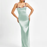 Pixie | Vestido Longo de Satin