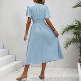 Robe Casual com Estampa de Pintas
