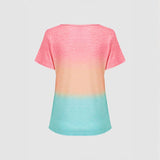 Dégradé Casual T-Shirt