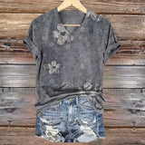Vintage Floral Print T-Shirt