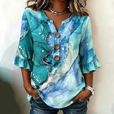 Blusa Vintage com Efeito Degradê