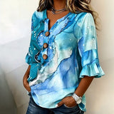 Blusa Vintage com Efeito Degradê