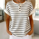 Casual Striped T-Shirt