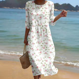 Vestido Casual com Estampa Floral