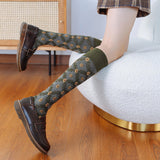Meias Vintage Estampadas com Flores