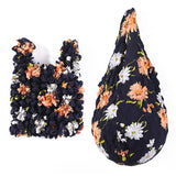 Bolsa Vintage com Estampa Floral