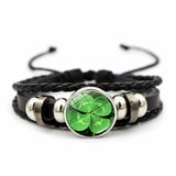 Pulseira de Trevo de Quatro Folhas