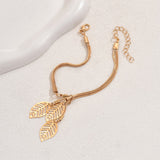 Pulseira Vintage com Folhas