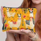 Casaco Casual com Estampa de Alpaca